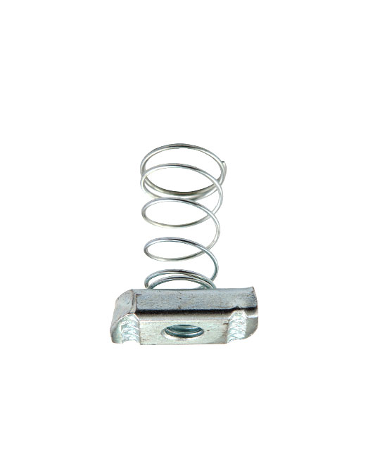 Spring nuts are fasteners used in industrial applications to secure components in place